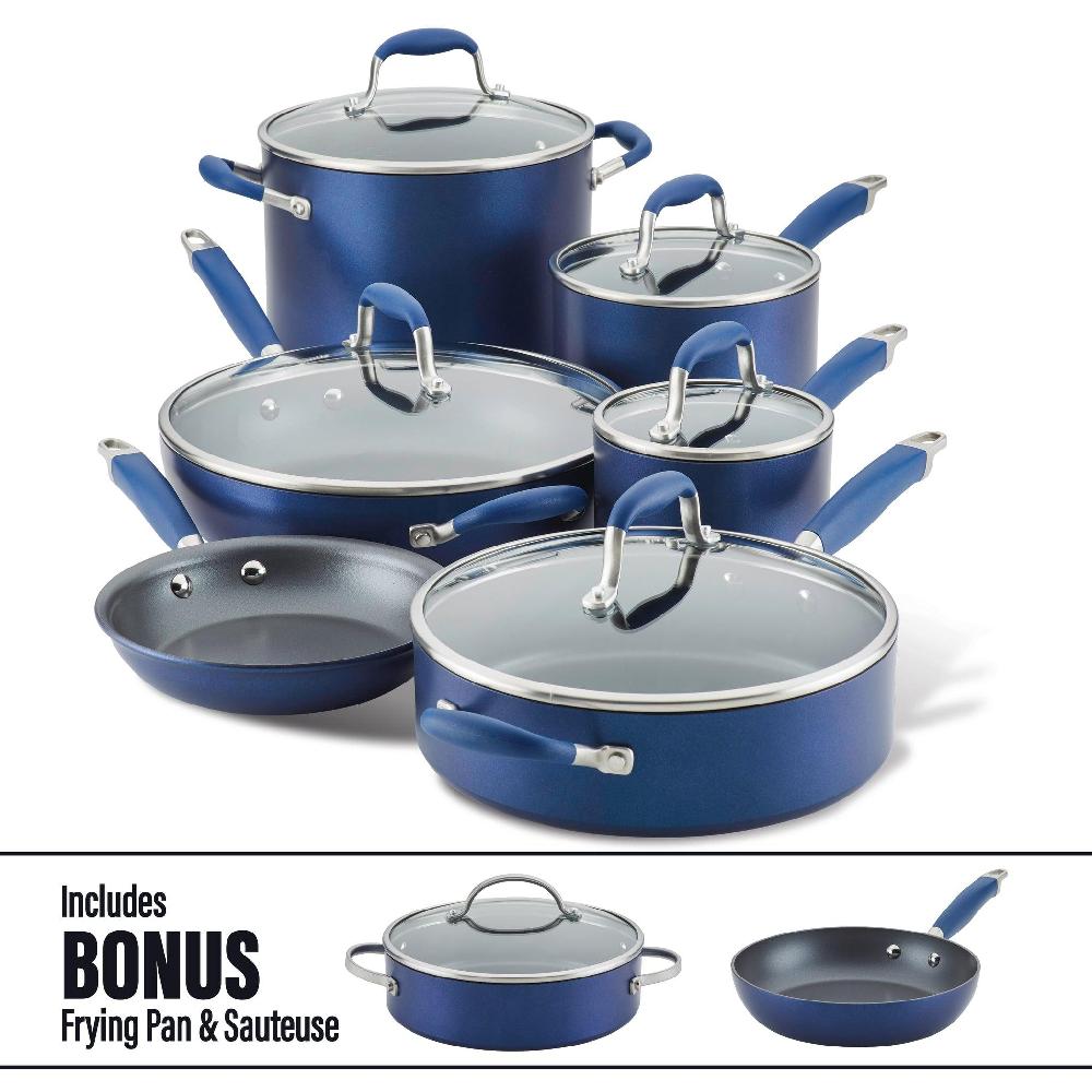 Anolon 11-Piece Cookware Set With Bonus