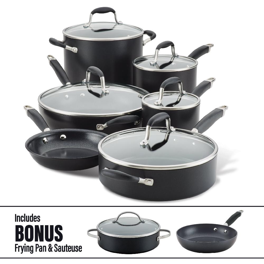 Anolon 11-Piece Cookware Set With Bonus