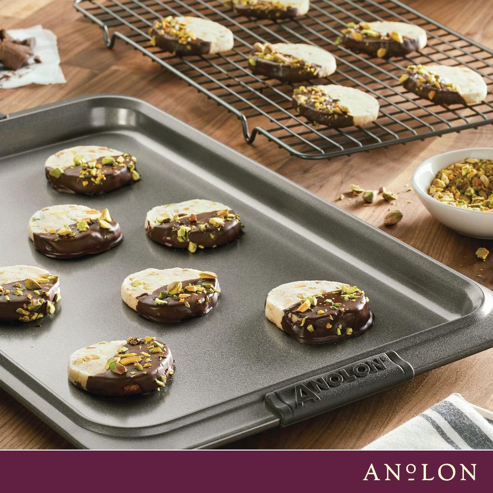 Anolon 11" X 17" Baking Sheet And Cooling Rack Set