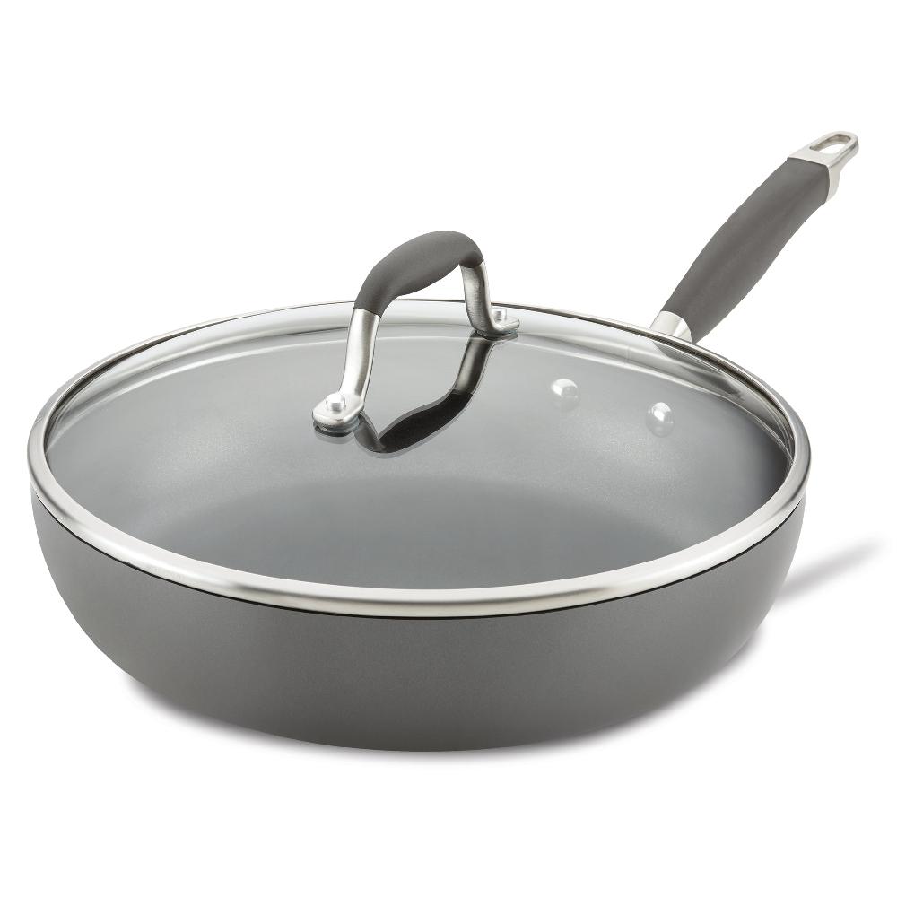 Anolon 12-Inch Deep Nonstick Frying Pan With Lid