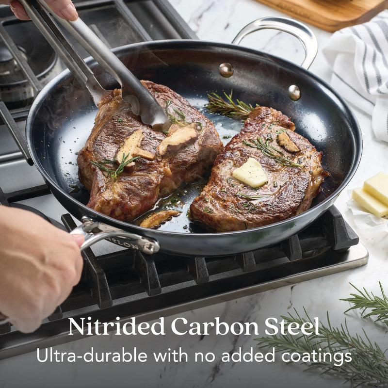 Anolon 12-Inch N₂ Carbon Steel Frying Pan