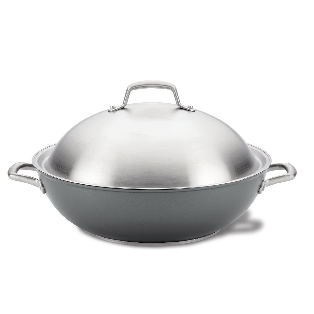 anolon 13.5-Inch Wok with Lid