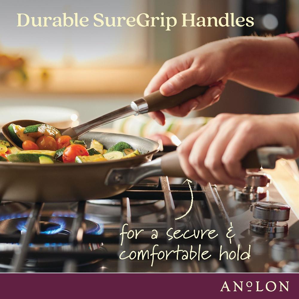 Anolon 14.5-Inch Open Skillet With Helper Handle