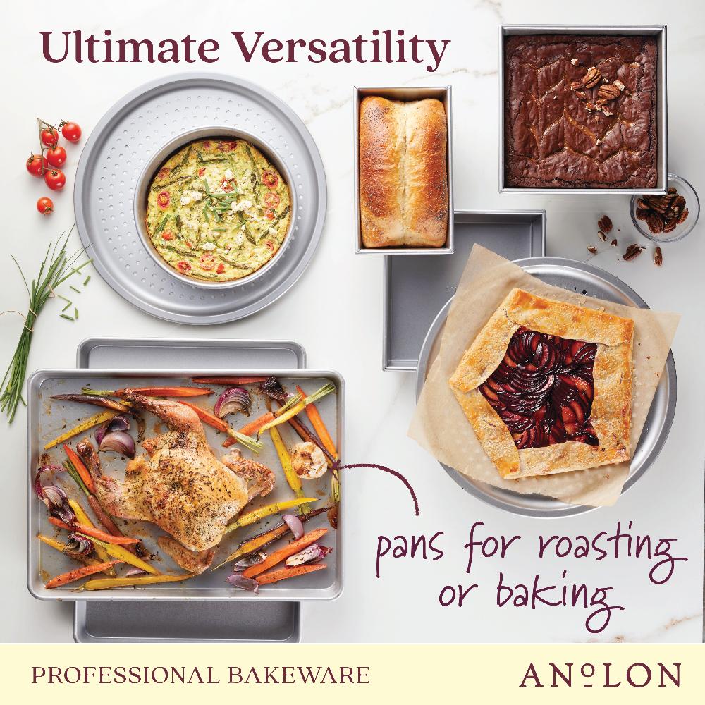 Anolon 2-Piece Aluminized Steel Half Sheet Pan Set