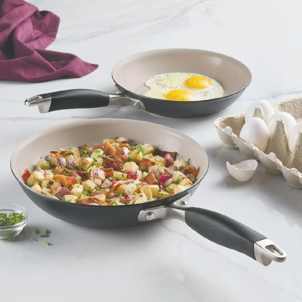 Anolon 2-Piece Ceramic Nonstick Frying Pan Set