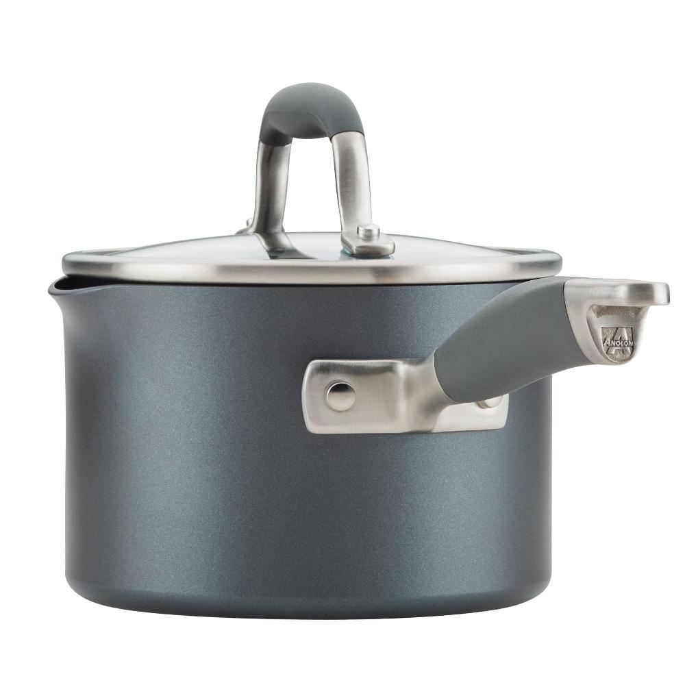 Anolon 2-Quart Straining Saucepan