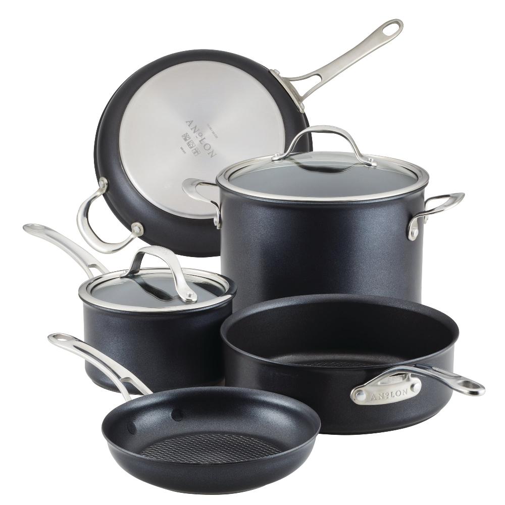anolon 7-Piece Hybrid Nonstick Cookware Set