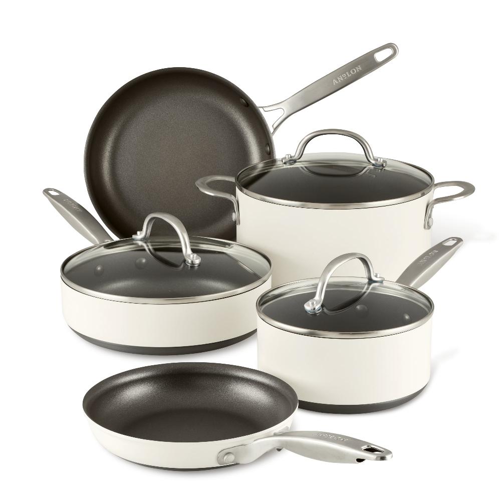 anolon 8-Piece Hard Anodized Nonstick Cookware Set