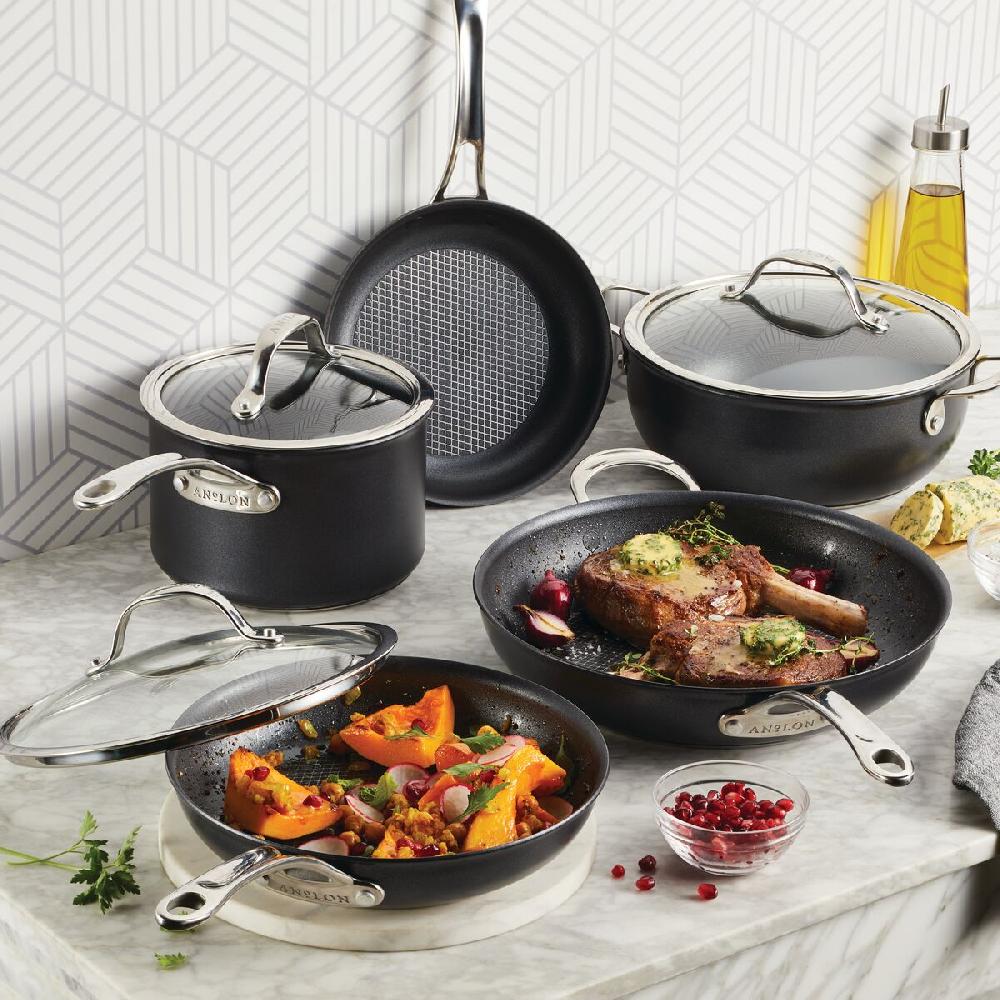 Anolon 8-Piece Hybrid Nonstick Cookware Set