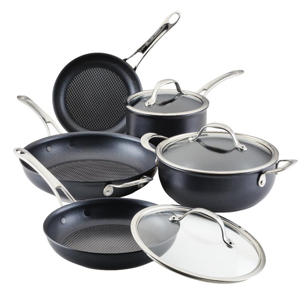anolon 8-Piece Hybrid Nonstick Cookware Set