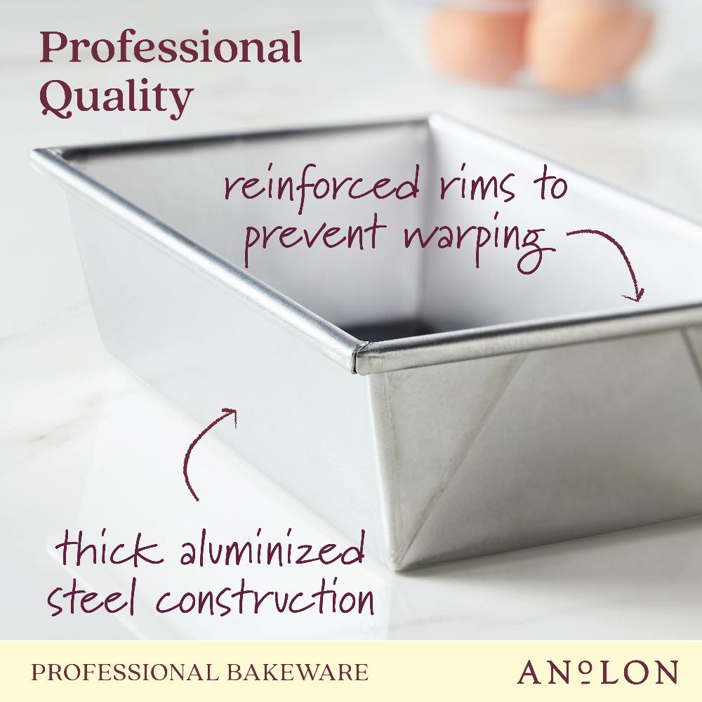 Anolon 9-Inch X 5-Inch Aluminized Steel Loaf Pan
