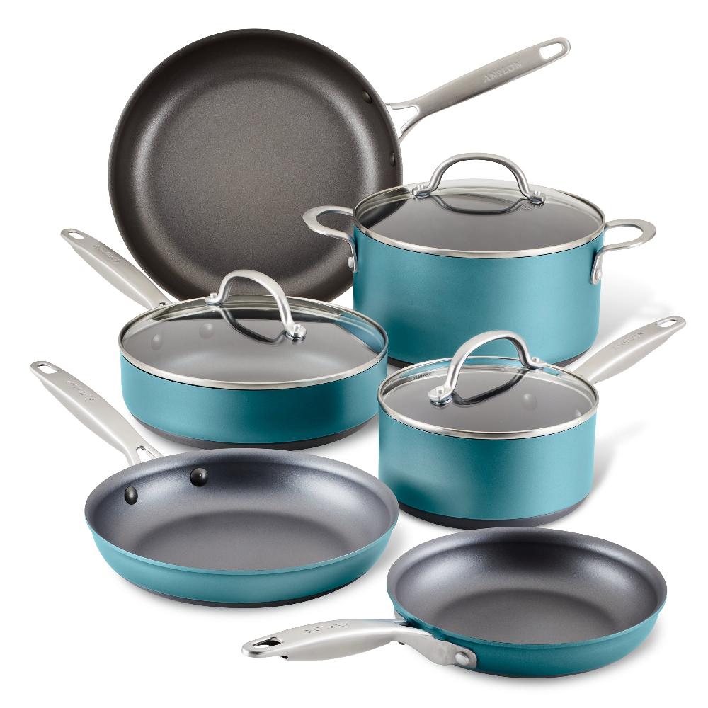 anolon 9-Piece Hard Anodized Nonstick Cookware Set
