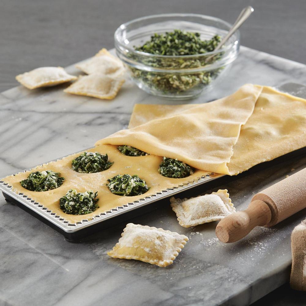 Anolon Ravioli Press With Mini Rolling Pin