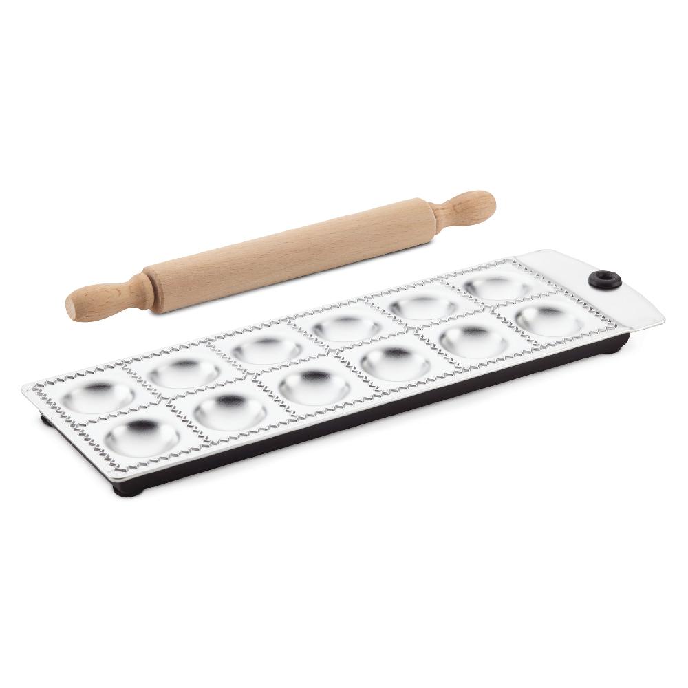 anolon Ravioli Press with Mini Rolling Pin