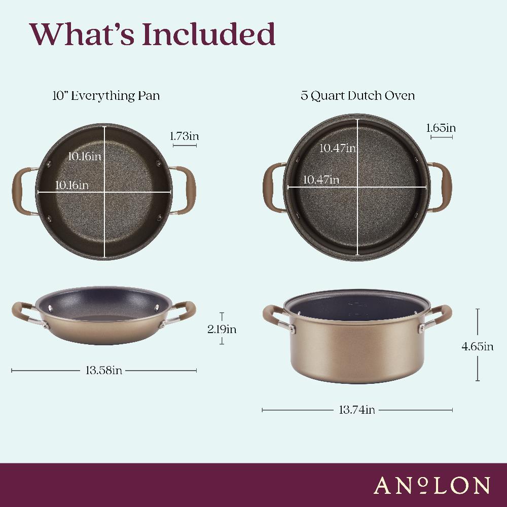 Anolon Round Two Step Meal Set