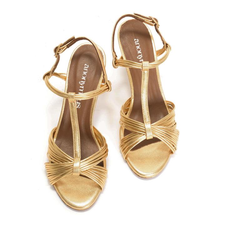 Anonymous Copenhagen Alessandra 75 Metallic Goat Gold