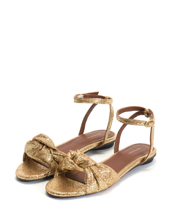 Anonymous Copenhagen Aliza 10 Crackled Metallic Goat Gold