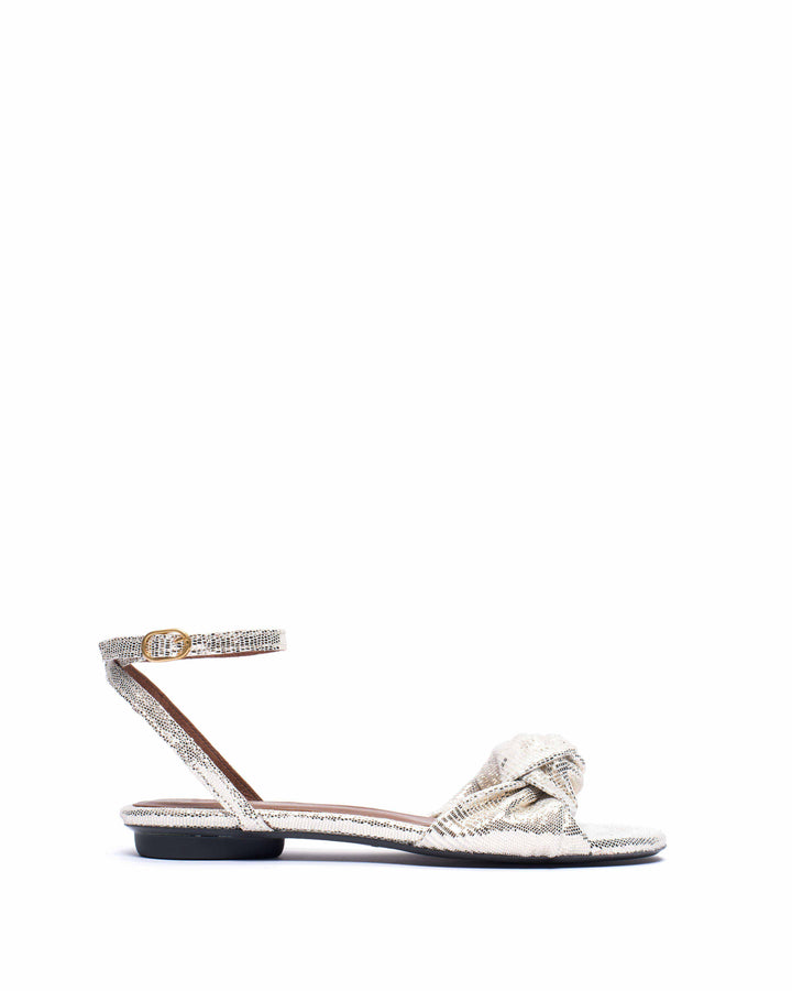 anonymous copenhagen Aliza 10 Lizard metallic goat Champagne