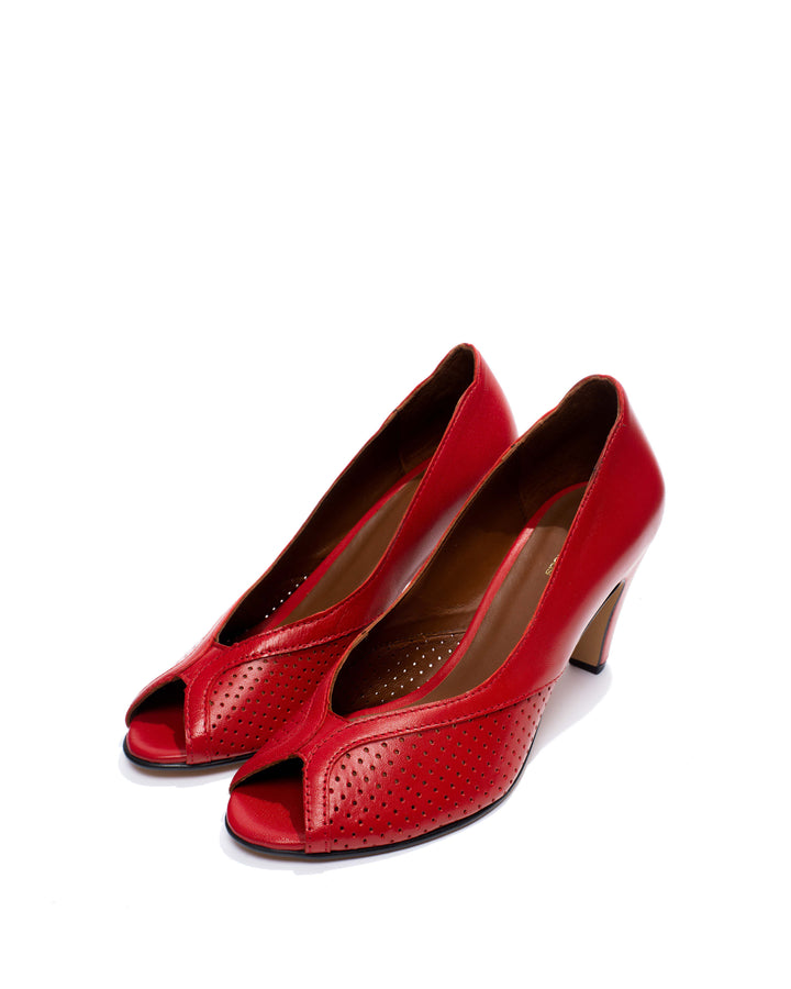 Anonymous Copenhagen Alania Shiny Lamb Ruby Red