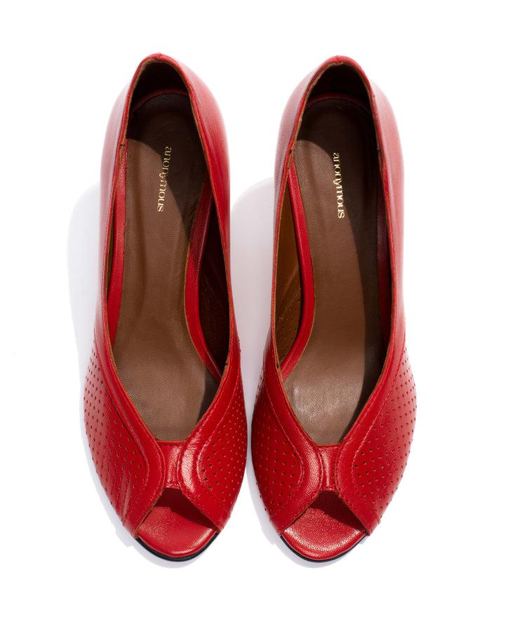 Anonymous Copenhagen Alania Shiny Lamb Ruby Red