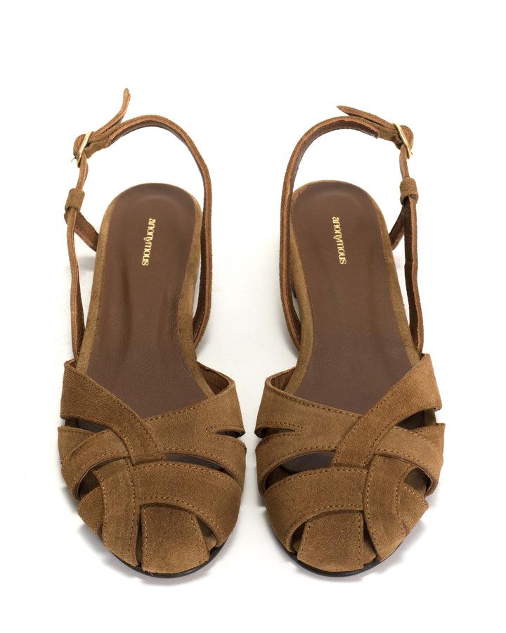 Anonymous Copenhagen Banie 20 Calf Suede Cinnamon