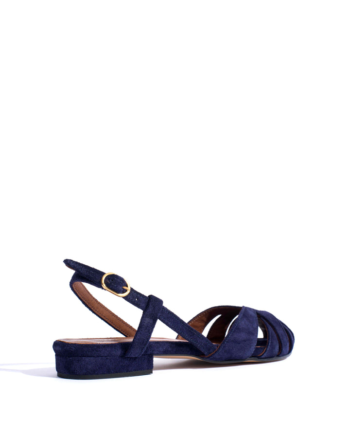 Anonymous Copenhagen Banie 20 Calf Suede Ink Blue