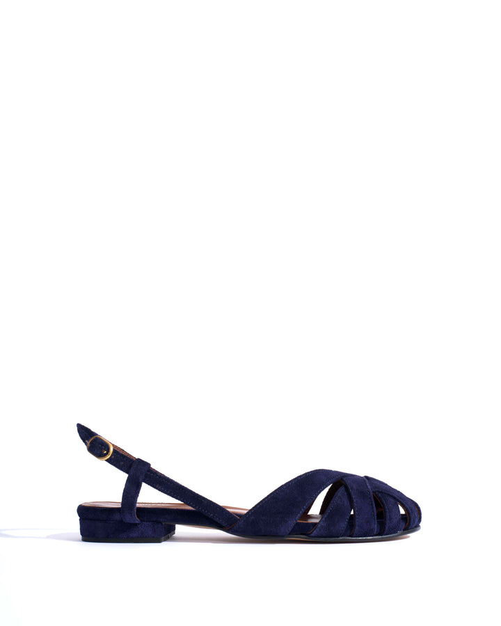 anonymous copenhagen Banie 20 Calf suede Ink blue