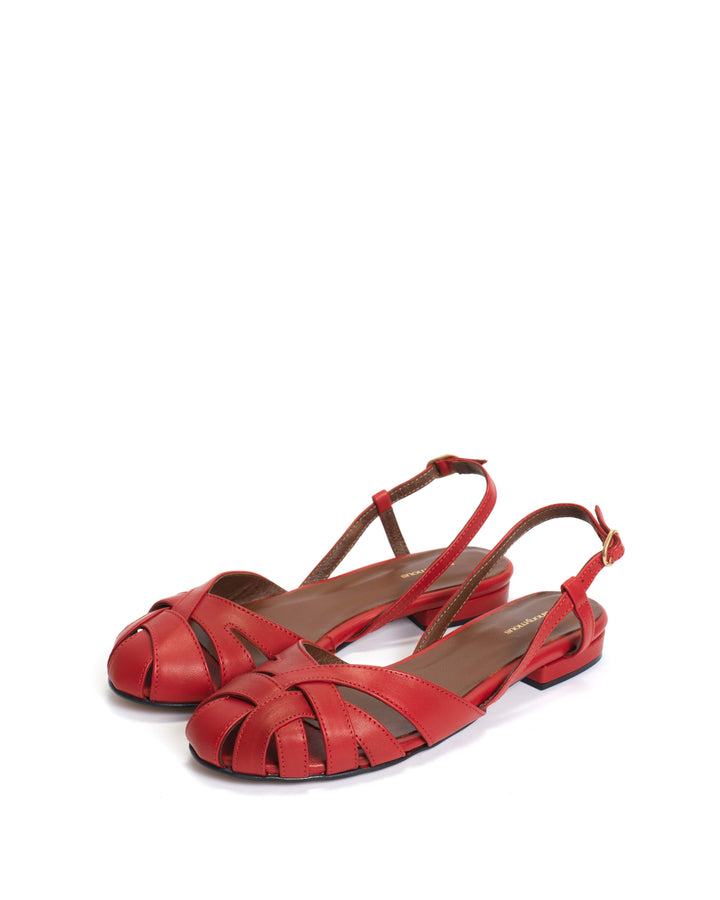 Anonymous Copenhagen Banie 20 Soft Calf Ruby Red