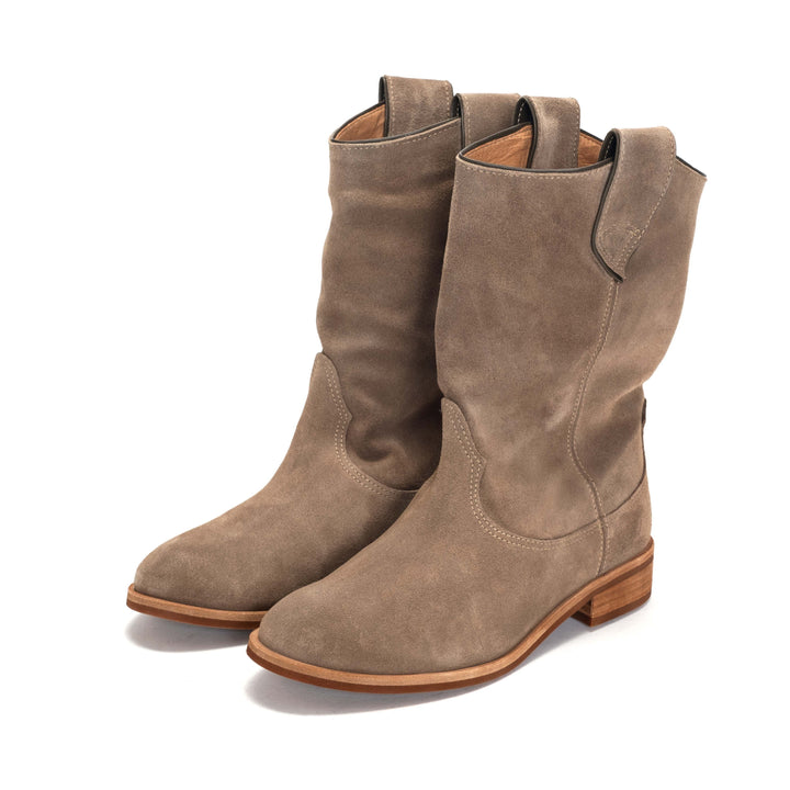 Anonymous Copenhagen Claudia Calf Suede Mushroom