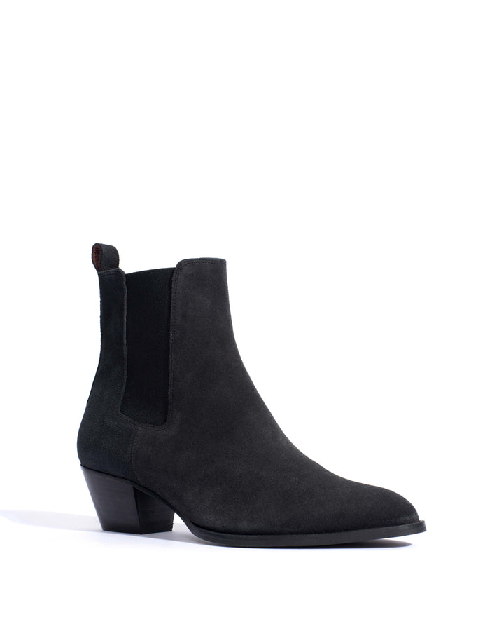 Anonymous Copenhagen Faith Calf Suede Off Black