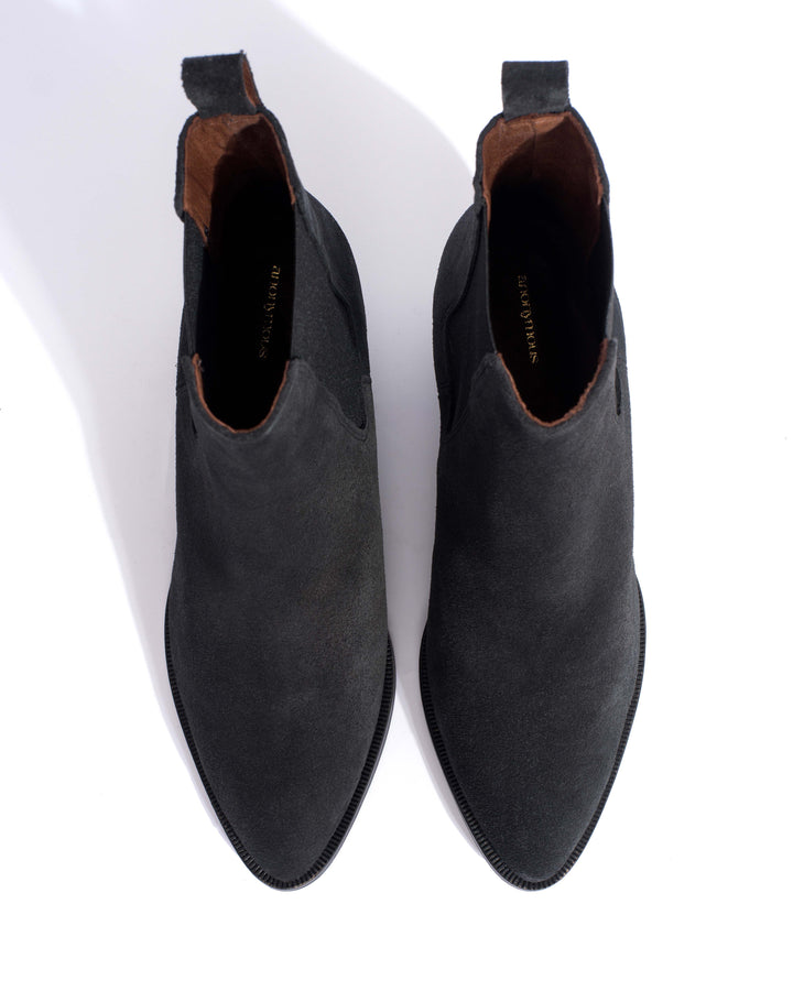 Anonymous Copenhagen Faith Calf Suede Off Black