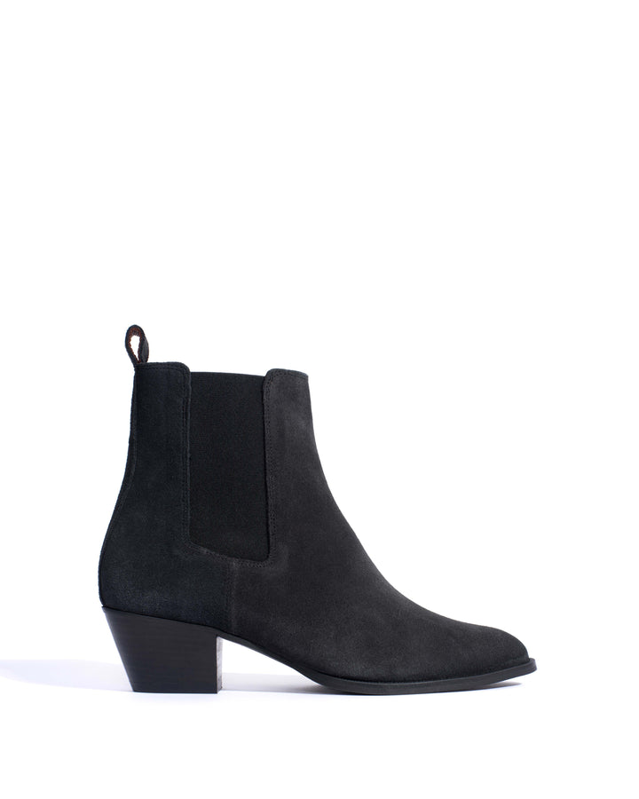 anonymous copenhagen Faith Calf suede Off black