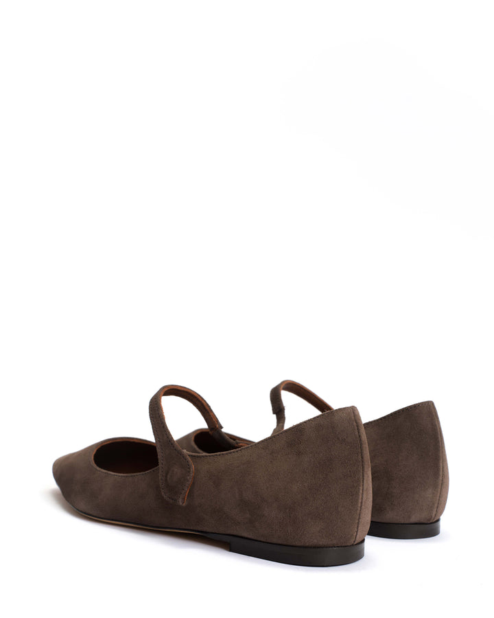 Anonymous Copenhagen Fifi Calf Suede Coffee Brown