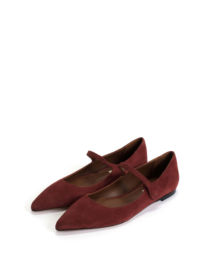 Anonymous Copenhagen Fifi Calf Suede Pomegranate