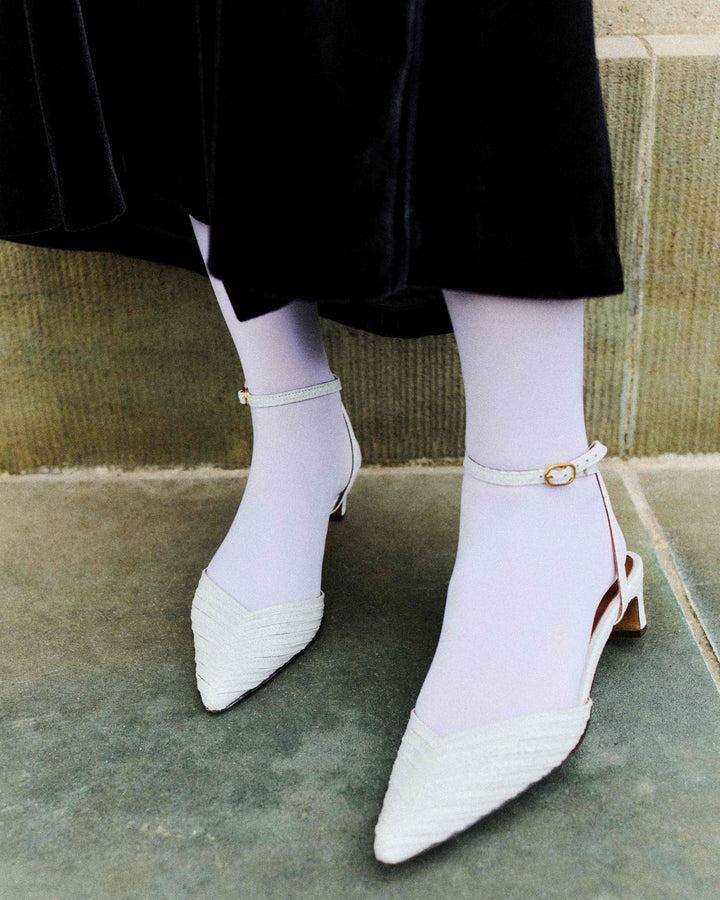 Anonymous Copenhagen Givia 40 Snake Calf White