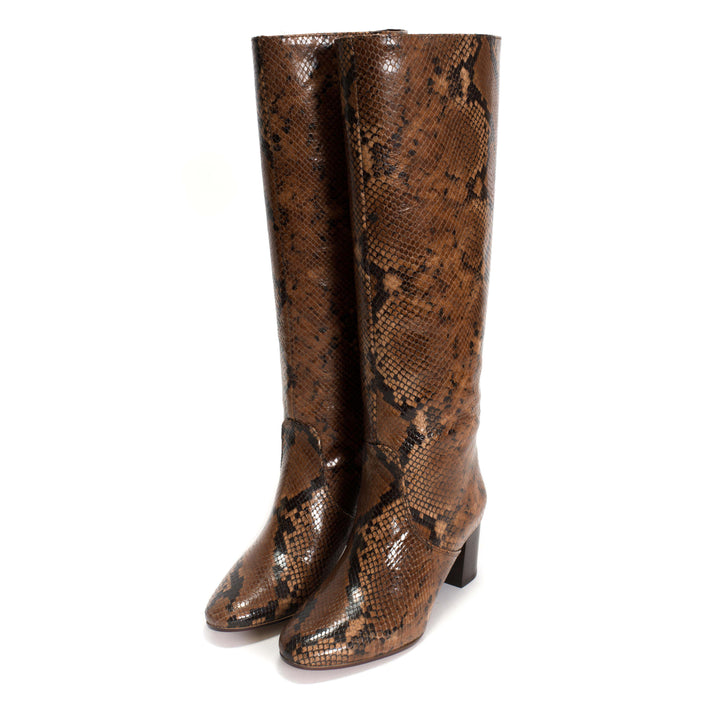 Anonymous Copenhagen Henriette Snake Calf Hazelnut