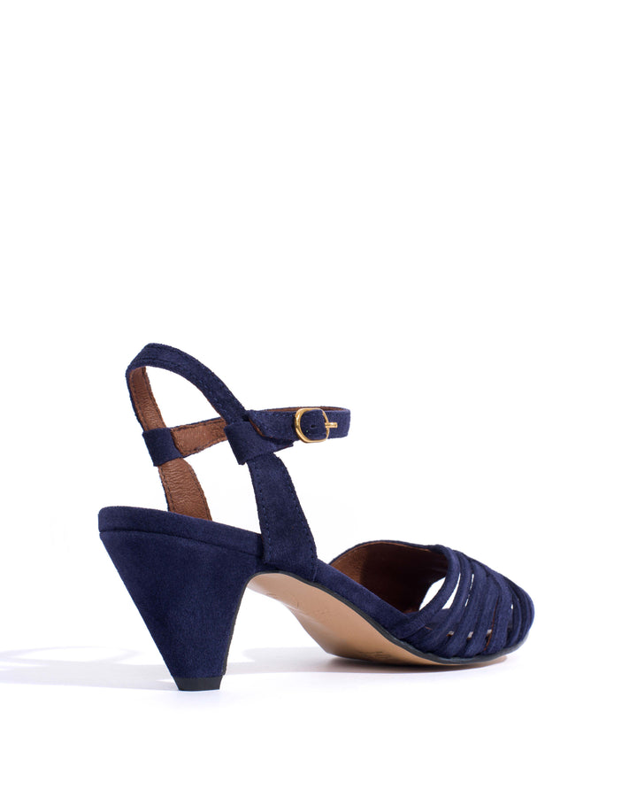 Anonymous Copenhagen Hermine Calf Suede Ink Blue