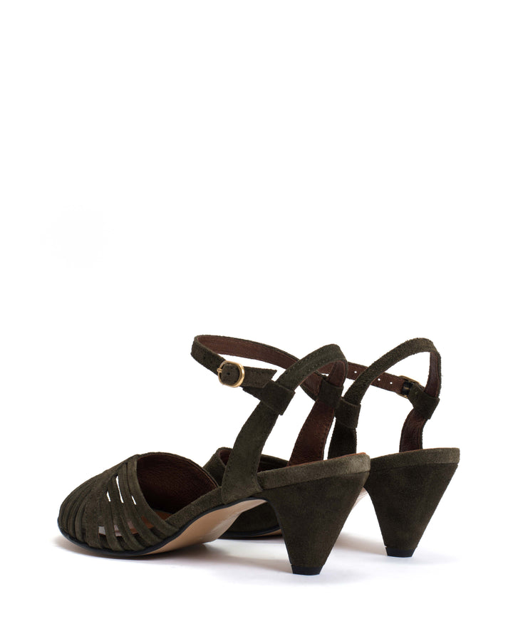 Anonymous Copenhagen Hermine Calf Suede Moss Green