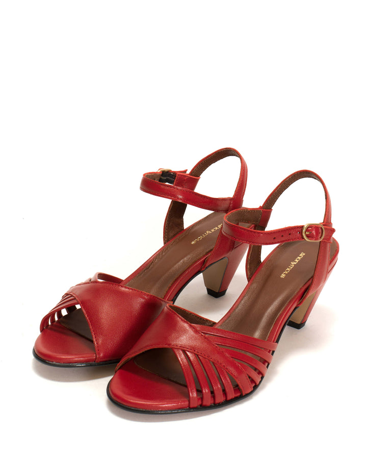 Anonymous Copenhagen Hermine Shiny Lamb Ruby Red