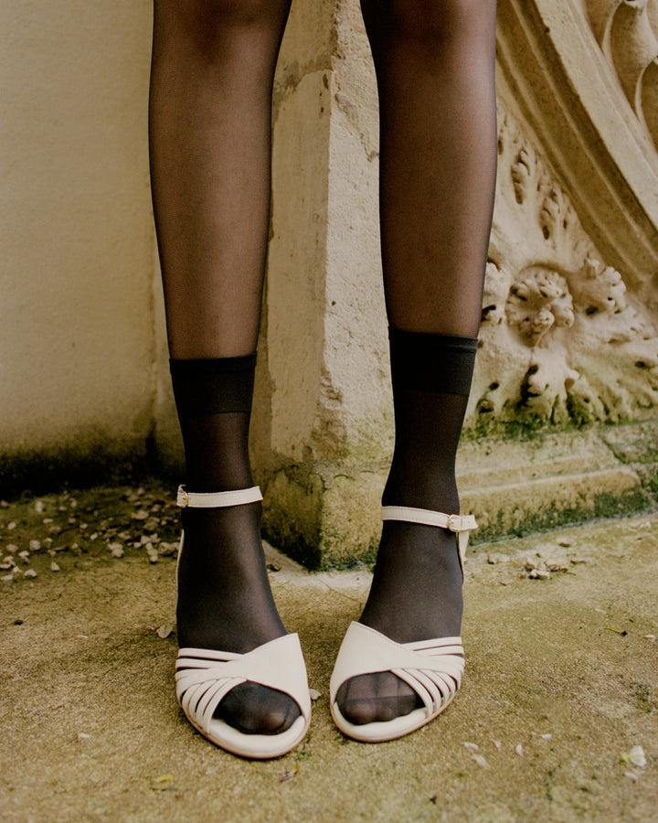 Anonymous Copenhagen Hermine Shiny Lamb White Sand