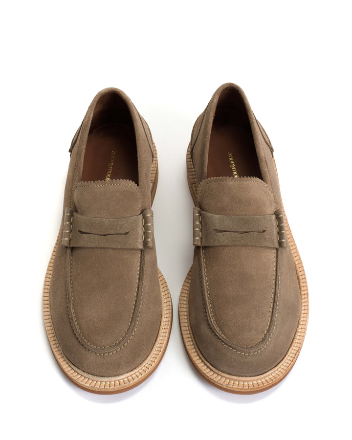 Anonymous Copenhagen Jeanett Calf Suede Mushroom