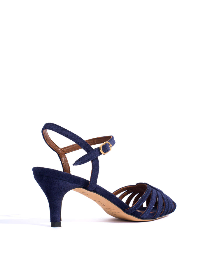 Anonymous Copenhagen Keesha 55 Calf Suede Ink Blue