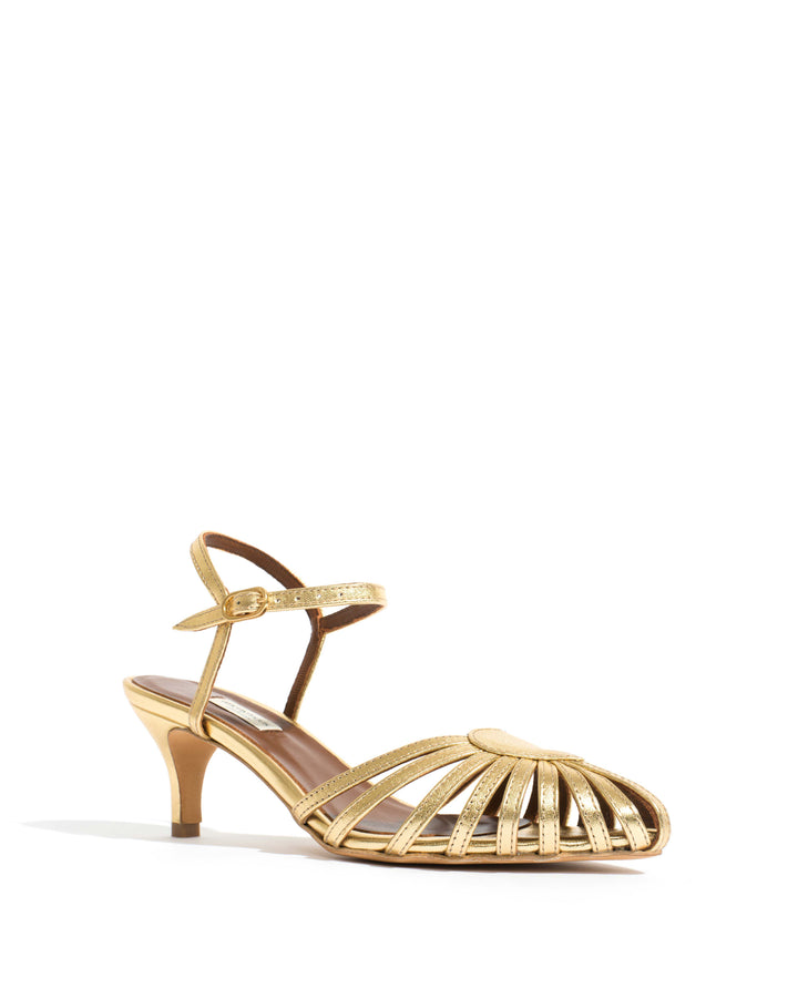 Anonymous Copenhagen Keesha 55 Metallic Goat Gold