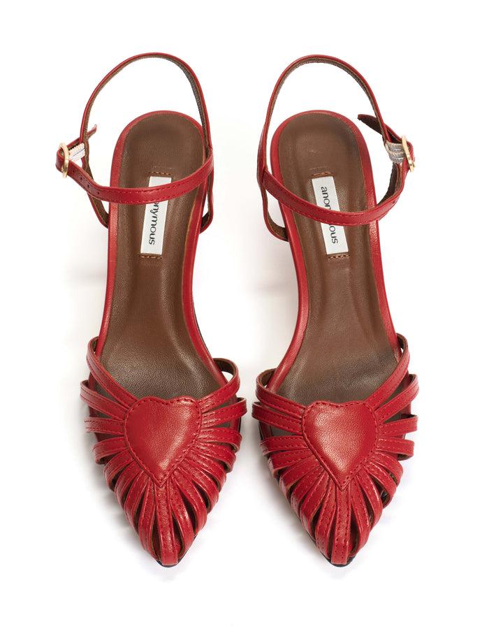 Anonymous Copenhagen Keesha 55 Shiny Lamb Ruby Red