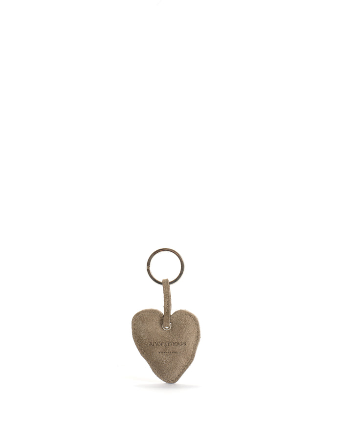 anonymous copenhagen Keyring Calf suede Mushroom