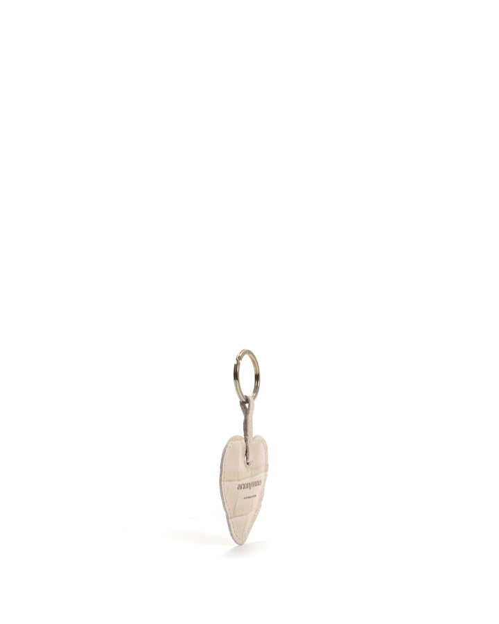Anonymous Copenhagen Keyring Croco Calf Ash Grey