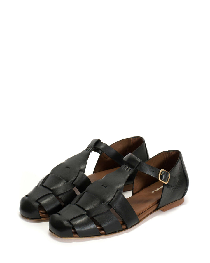 Anonymous Copenhagen Lain Flats Soft Calf Black