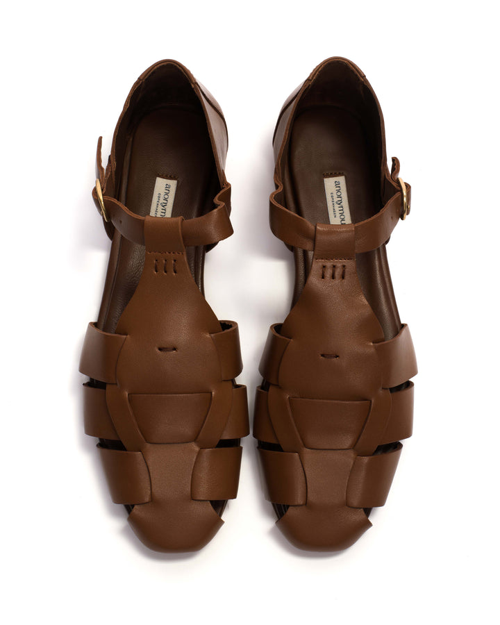 Anonymous Copenhagen Lain Flats Soft Calf Camel