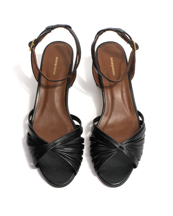 Anonymous Copenhagen Margriet Shiny Lamb Black