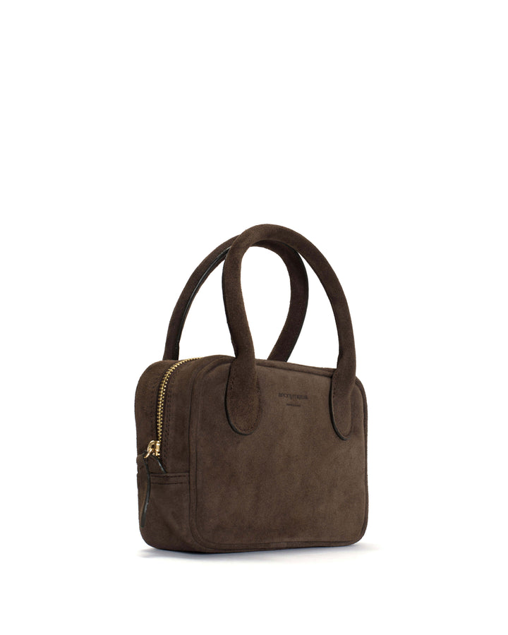 Anonymous Copenhagen Mini Calf Suede Coffee Brown